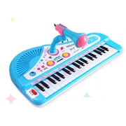 キッズ電子ピアノ ブルー