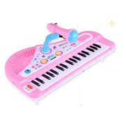 キッズ電子ピアノ ピンク