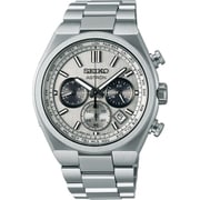 ASTRON(アストロン) NEXTER(ネクスター)ソーラー電波修正 クロノグラフ メンズ メタルバンド SBXY095