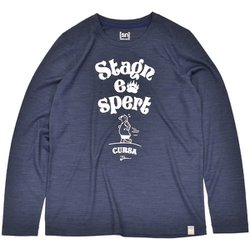 W PRINT L/T レディース カットソー Mid Night Blue（J301） Mサイズ SNWJ10219