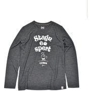 W PRINT L/T レディース カットソー Charcoal Grey(J303) Lサイズ SNWJ10219