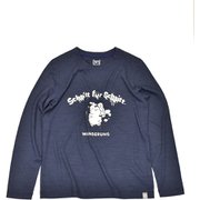 W PRINT L/T レディース カットソー Mid Night Blue（J302） Sサイズ SNWJ10219