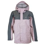 レディースブレステックレインジャケット レディース 防水ジャケット サクラモチピンク×スモーキーグレー（030006） Sサイズ ODJ87031