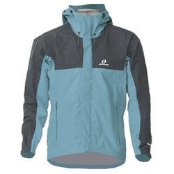 メンズブレステックレインジャケット メンズ 防水ジャケット ワタユキブルー×スモーキーグレー（671006） BLサイズ ODJ97031