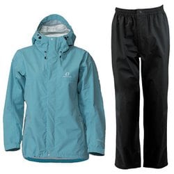 レディースブレステックレインスーツ レディース レインウェア上下セット ダスティーブルー（662） Sサイズ ODS87030