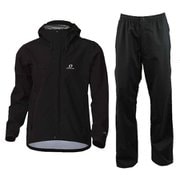 メンズブレステックレインスーツ メンズ レインウェア上下セット ブラック(009) Mサイズ ODS97030