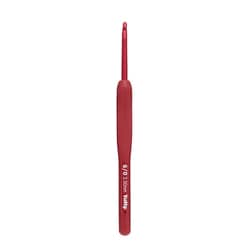 ETIMO（エティモ） クッショングリップ付き かぎ針 6/0 レッド TED-060