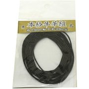 牛革ひも丸1.5mmx3m 黒 00552007