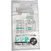 レジ袋透明東30西40号260(390)x480(100枚/冊) 00722430