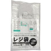 レジ袋透明東60西50号350(500)x600(100枚/冊) 00722460