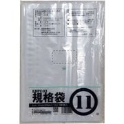 1000枚小箱売:PE規格ポリ袋03透明11号10冊入(100枚/冊) 00723011