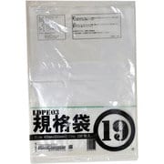 500枚小箱売:PE規格ポリ袋03透明19号5冊入(100枚/冊) 00723019