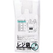 2000枚ケース売:レジ袋乳白東8西25号20冊入160(260)x360(100枚/冊) 00723108