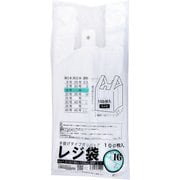 2000枚ケース売:レジ袋乳白東16号20冊入190(310)x460(100枚/冊) 00723116