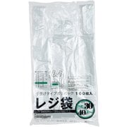 2000枚ケース売:レジ袋透明東30西40号20冊入260(390)x480(100枚/冊) 00723230