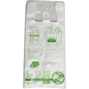2000枚箱売:バイオマスレジ袋乳白E20W35(20冊/箱).14x210(340)x460(100枚/冊) 01043020