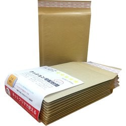 【小箱売】クッション宅配封筒DVDサイズ（クラフトプチ）190x260+50mm （12x5）60枚入 01190105