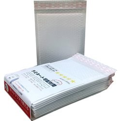 【小箱売】ラミネート宅配封筒DVDサイズ（三層ラミ白）190x250+40mm（12x5）60枚入 01190115