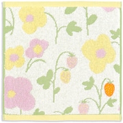 70-3870075 [kippis マルヤッタ 25cm×25cm アイボリー タオルハンカチ]