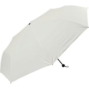 折りたたみ傘 晴雨兼用 ピーチドロップ遮光カーボン軽量ミニ65 65cm イージーオープン 遮光・遮熱 オフホワイト 51982