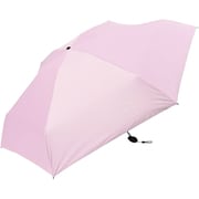 折りたたみ傘 晴雨兼用 ピーチドロップ遮光5段フラットカーボン軽量ミニ55 55cm イージーオープン 遮光・遮熱 ピンク 52005