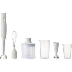 【限定品】マルチスティックブレンダー2 1台5役（つぶす・混ぜる・刻む・砕く・泡立てる）＋BABY ベビー 電子レンジ対応 食洗機対応（チョッパーボトル、ブレンダーカップ） ライトグレー BOE142-LGY