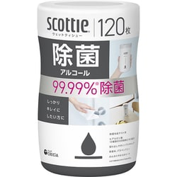 スコッティ ウェット 除菌 アルコール 120枚