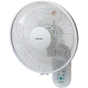 壁掛け扇風機 DCモーター搭載 フルリモコン ホワイト KI-DC338