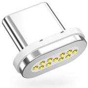 CIO-SLMG-T-C-WH [マグネットシリコンケーブル専用 USB-C端子 磁石で脱着 100W対応 ホワイト]