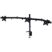 モニターアーム 3画面 横並び モニター耐荷重8Kg(計24Kg) 上下左右高さ変更可能 回転 VESA規格 ブラック CR-LAC312BK