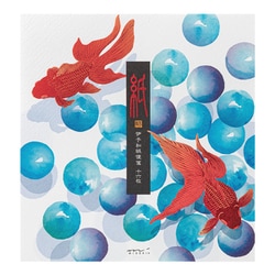 限定 便箋171 箔 ビー玉金魚柄 87171006