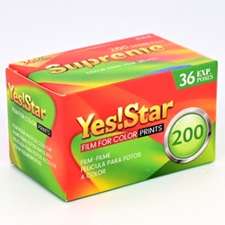 ネガカラーフィルム 36枚撮り ISO200 YES！STAR 200 135-36EX