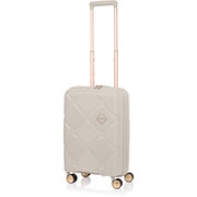 スーツケース INSTAGON(インスタゴン) 55cm 旅行日数目安:1~3泊 35L/拡張時42L 機内持ち込み可 クリーム HJ4-35015