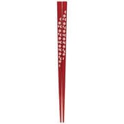 箸 一刻 小桜 21cm 漆塗り 日本製