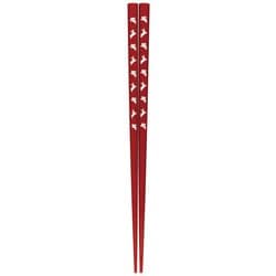 箸 一刻 うさぎ 23cm 漆塗り 日本製