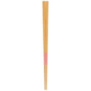 箸 ほのか 桃 23cm 先角 九州産天然竹 日本製
