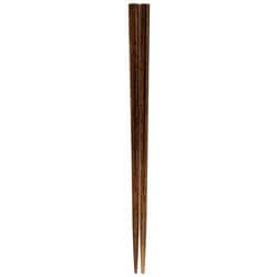 食洗箸 染木ナチュラル 茶 19cm 日本製