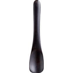 素地 ポッコリ型 黒染 デザートスプーン 12.5cm