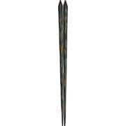 木箸 けずり 黒 23cm 食洗機可 日本製