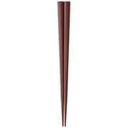 木箸 一半八角漆 紫檀 23.5cm 漆塗り 日本製