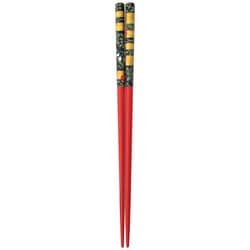 箸 和紙山吹 濃赤 22.5cm 日本製