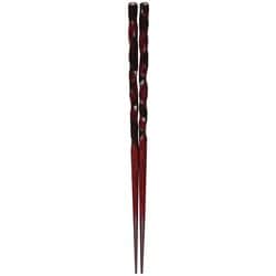 箸 漆彫弁慶 23cm 漆塗り 日本製