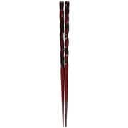箸 漆彫弁慶 23cm 漆塗り 日本製