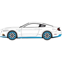 AWSP178B 1/64 2017 フォード マスタング GT トリビュート ホワイト/ペティブルー [ダイキャストミニカー]