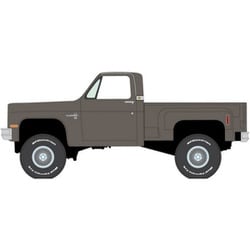AWSP179B 1/64 1981 シェビー シルバラード 10 ステップサイド グレーストーン [ダイキャストミニカー]