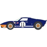 AWSP182B 1/64 1964 フォード GT40 ダークブルー/ガルフ [ダイキャストミニカー]
