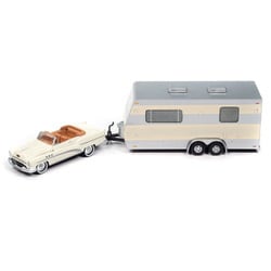JLBT021A 1/64 1953 ビュイック スーパー＆トラベルトレーラー [ダイキャストミニカー]