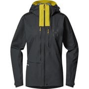 リム ゼニス II GTX ジャケット レディース 防水ジャケット Magnetite/Tech Yellow(5TM) Sサイズ 607738