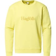 ホグロフス クルーネック メンズ スウェット Pale Yellow（5SC） XLサイズ 607657