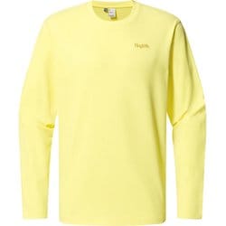 ホグロフス LS ティー メンズ カットソー Pale Yellow（5SC） Lサイズ 607660